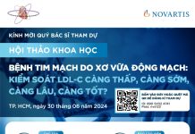 Hội thảo khoa học: “Bệnh tim mạch do xơ vữa động mạch: Kiểm soát LDL-C càng thấp, càng sớm, càng lâu, càng tốt?”