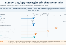 Nguy cơ tim mạch tồn dư ở bệnh nhân điều trị Statin: Từ Jelis, reduce-it đến respect-epa và vị trí của icosapent ethyl